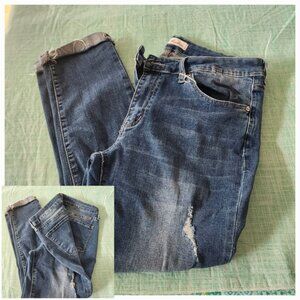 Women's Kancan Brenda Lowrise Cuffed Crop Skinny Jeans